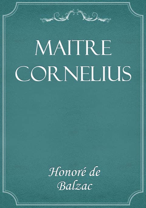 Maitre Cornelius 표지 이미지