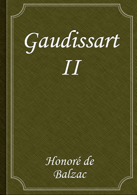 Gaudissart II 표지 이미지