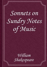 Sonnets on Sundry Notes of Music 표지 이미지