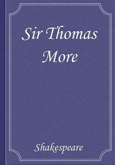 Sir Thomas More 표지 이미지