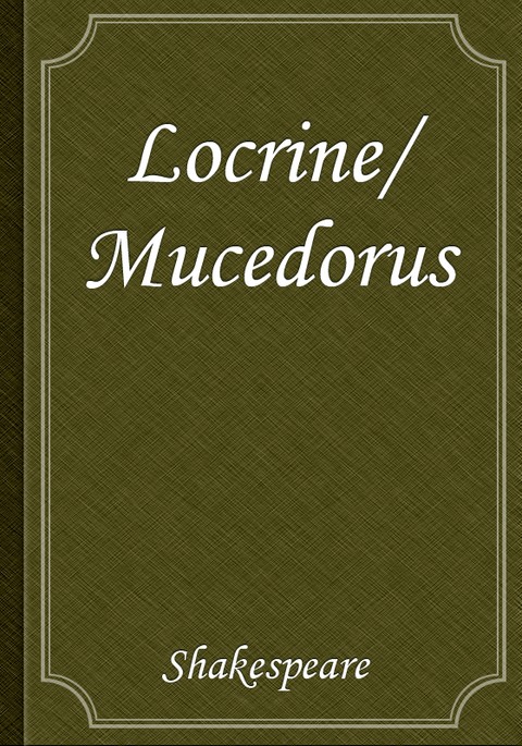 Locrine/Mucedorus 표지 이미지