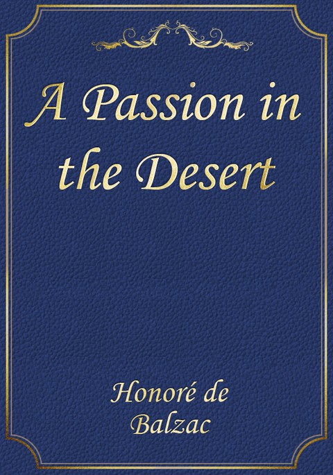 A Passion in the Desert 표지 이미지