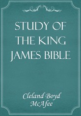 Study of the King James Bible 표지 이미지