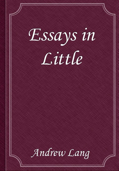 Essays in Little 표지 이미지
