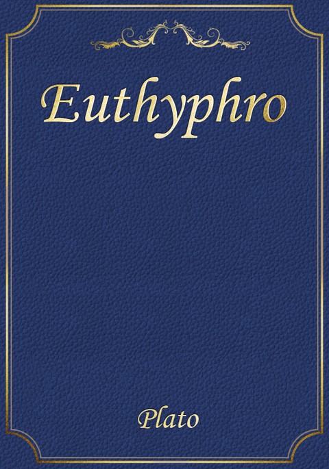 Euthyphro 표지 이미지