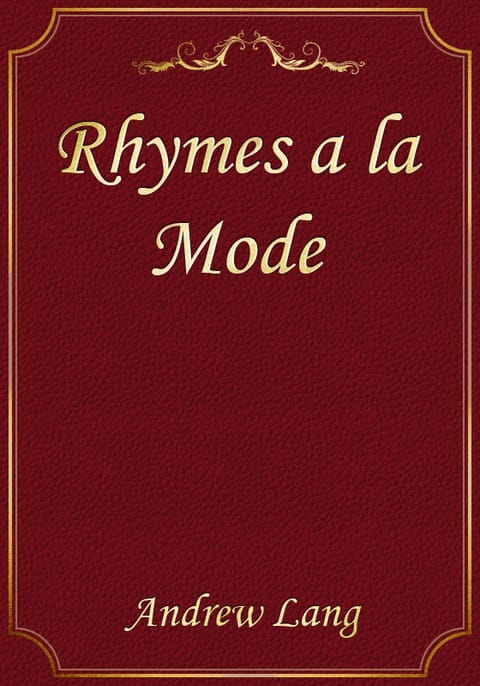 Rhymes a la Mode 표지 이미지