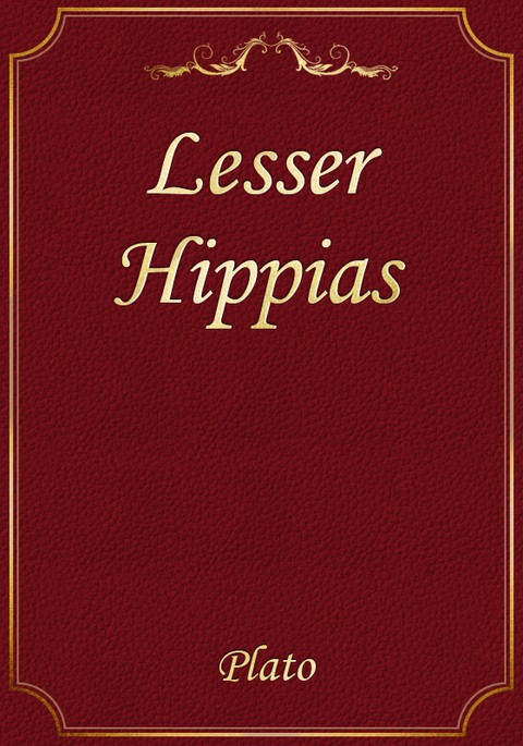 Lesser Hippias 표지 이미지