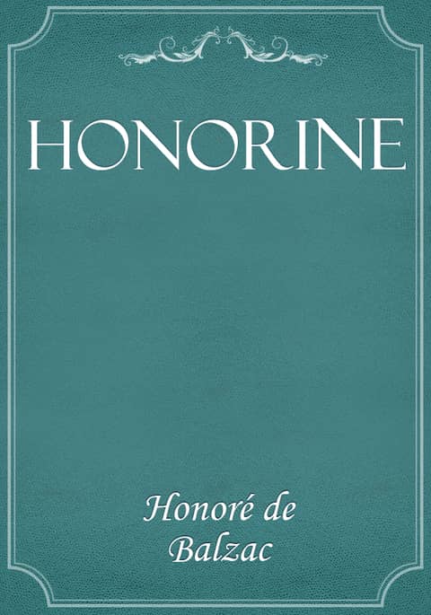 Honorine 표지 이미지