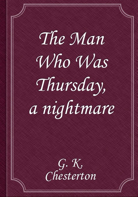 The Man Who Was Thursday, a nightmare 표지 이미지