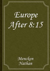 Europe After 8:15 표지 이미지