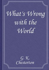 What's Wrong with the World 표지 이미지