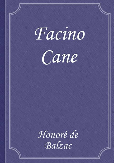 Facino Cane 표지 이미지