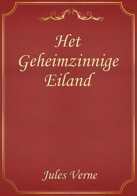 Het Geheimzinnige Eiland 표지 이미지