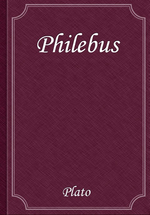 Philebus 표지 이미지