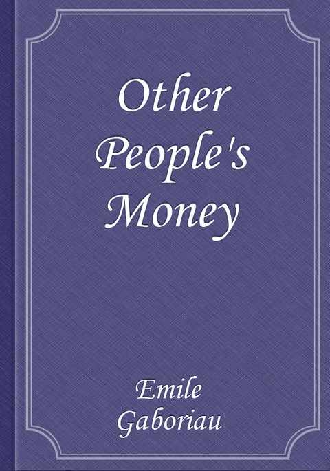 Other People's Money 표지 이미지