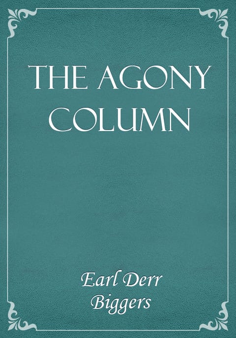 The Agony Column 표지 이미지