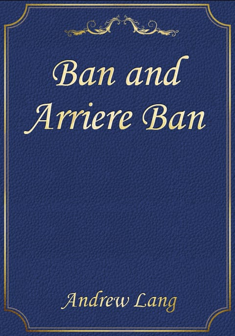 Ban and Arriere Ban 표지 이미지