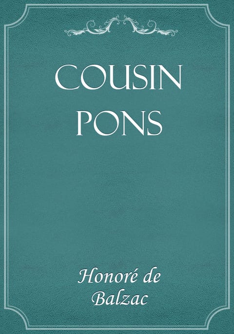 Cousin Pons 표지 이미지