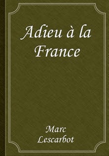 Adieu à la France