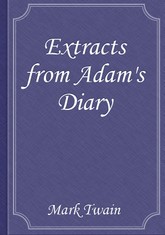 Extracts from Adam's Diary 표지 이미지