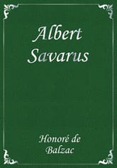 Albert Savarus 표지 이미지