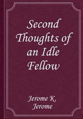 Second Thoughts of an Idle Fellow 표지 이미지