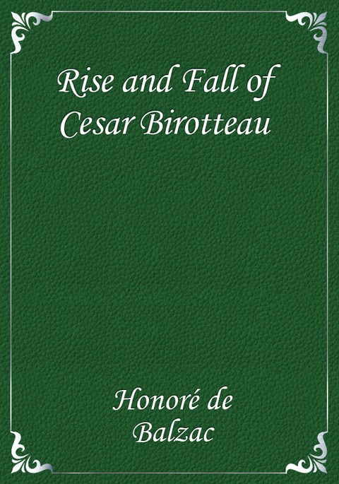 Rise and Fall of Cesar Birotteau 표지 이미지
