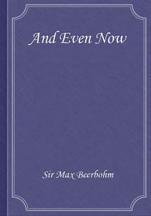 And Even Now