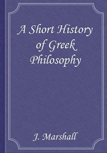 A Short History of Greek Philosophy
