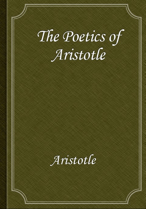 The Poetics of Aristotle 표지 이미지