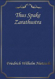 Thus Spake Zarathustra