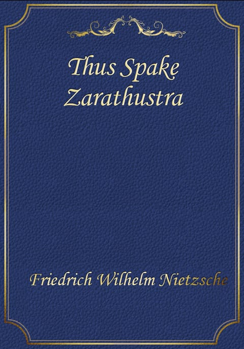 Thus Spake Zarathustra 표지 이미지