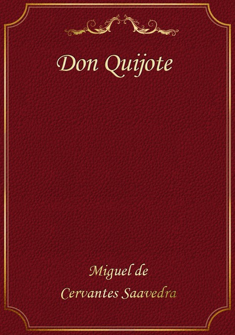 Don Quijote 표지 이미지