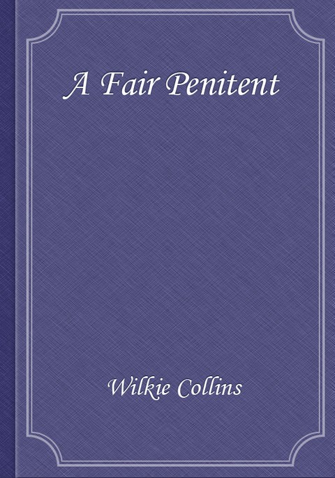 A Fair Penitent 표지 이미지