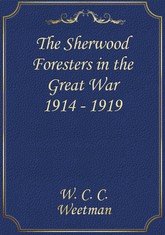 The Sherwood Foresters in the Great War 1914 - 1919 표지 이미지