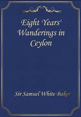 Eight Years' Wanderings in Ceylon 표지 이미지