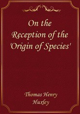 On the Reception of the 'Origin of Species' 표지 이미지