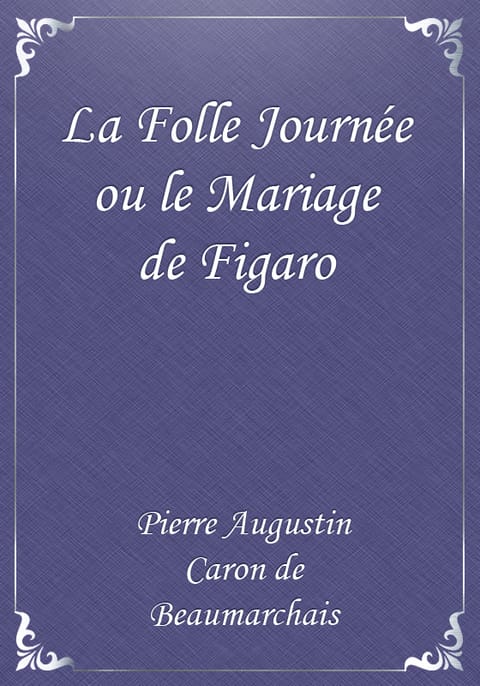 La Folle Journée ou le Mariage de Figaro 표지 이미지