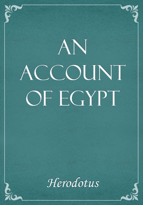 An Account of Egypt 표지 이미지