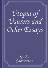 Utopia of Usurers and Other Essays 표지 이미지
