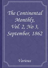 The Continental Monthly, Vol. 2, No 3, September, 1862 표지 이미지