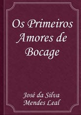 Os Primeiros Amores de Bocage 표지 이미지