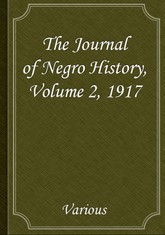 The Journal of Negro History, Volume 2, 1917 표지 이미지
