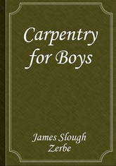 Carpentry for Boys 표지 이미지
