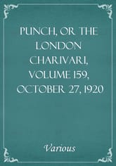 Punch, or the London Charivari, Volume 159, October 27, 1920 표지 이미지