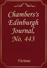 Chambers's Edinburgh Journal, No. 443 표지 이미지