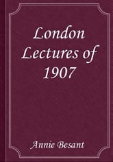 London Lectures of 1907 표지 이미지