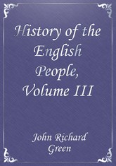 History of the English People, Volume III 표지 이미지