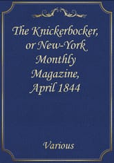 The Knickerbocker, or New-York Monthly Magazine, April 1844 표지 이미지