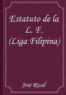 Estatuto de la L. F. (Liga Filipina)